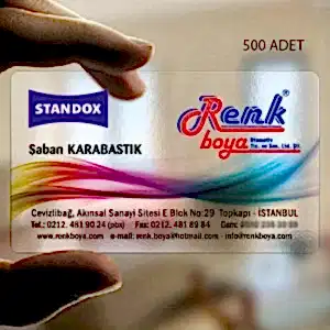 Şeffaf Kartvizit